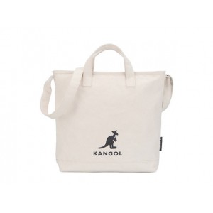Kangol Mark Canvas Two-Way ToteBag- Ivory 3825 